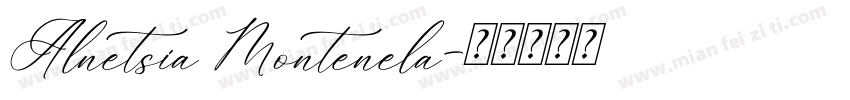 Alnetsia Montenela字体转换